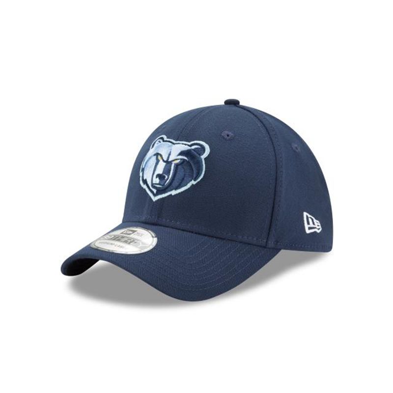 NBA Memphis Grizzlies Team Classic 39Thirty Stretch Fit (UYG4617) - Blue New Era Caps